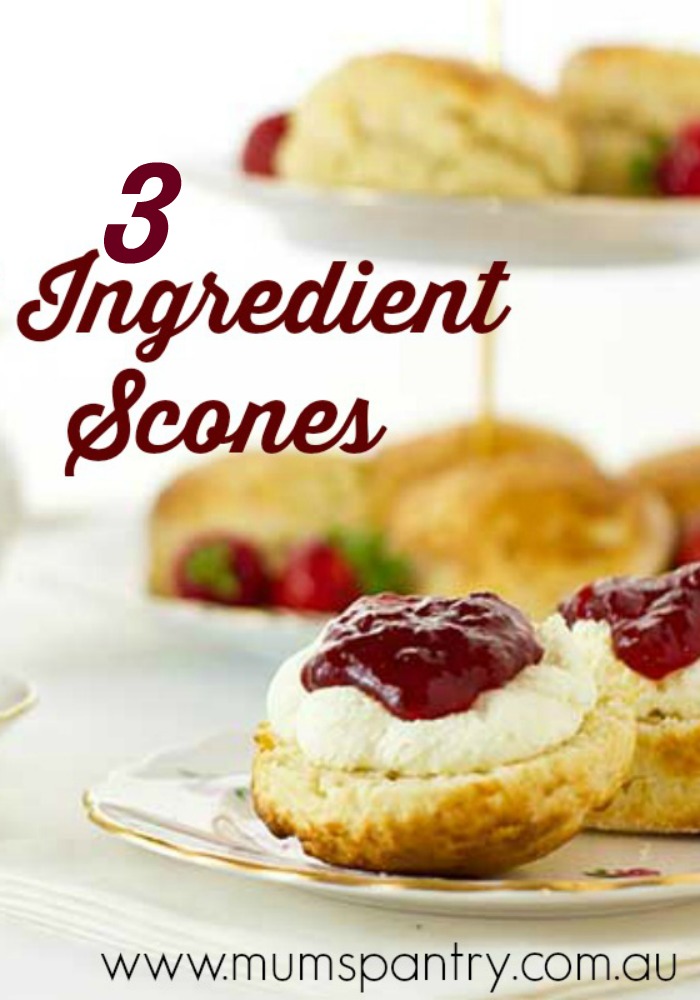 3 ingredient scones