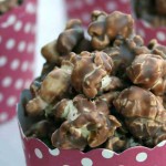 Chocolate Hazelnut Popcorn - Only 2 ingredients!
