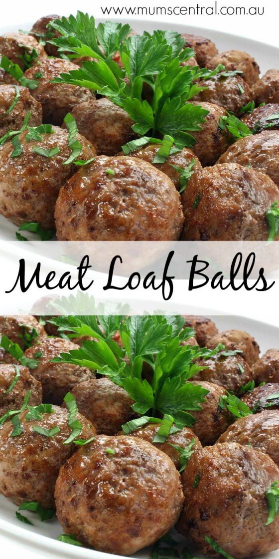 Meat Loaf Balls Mum's Pantry