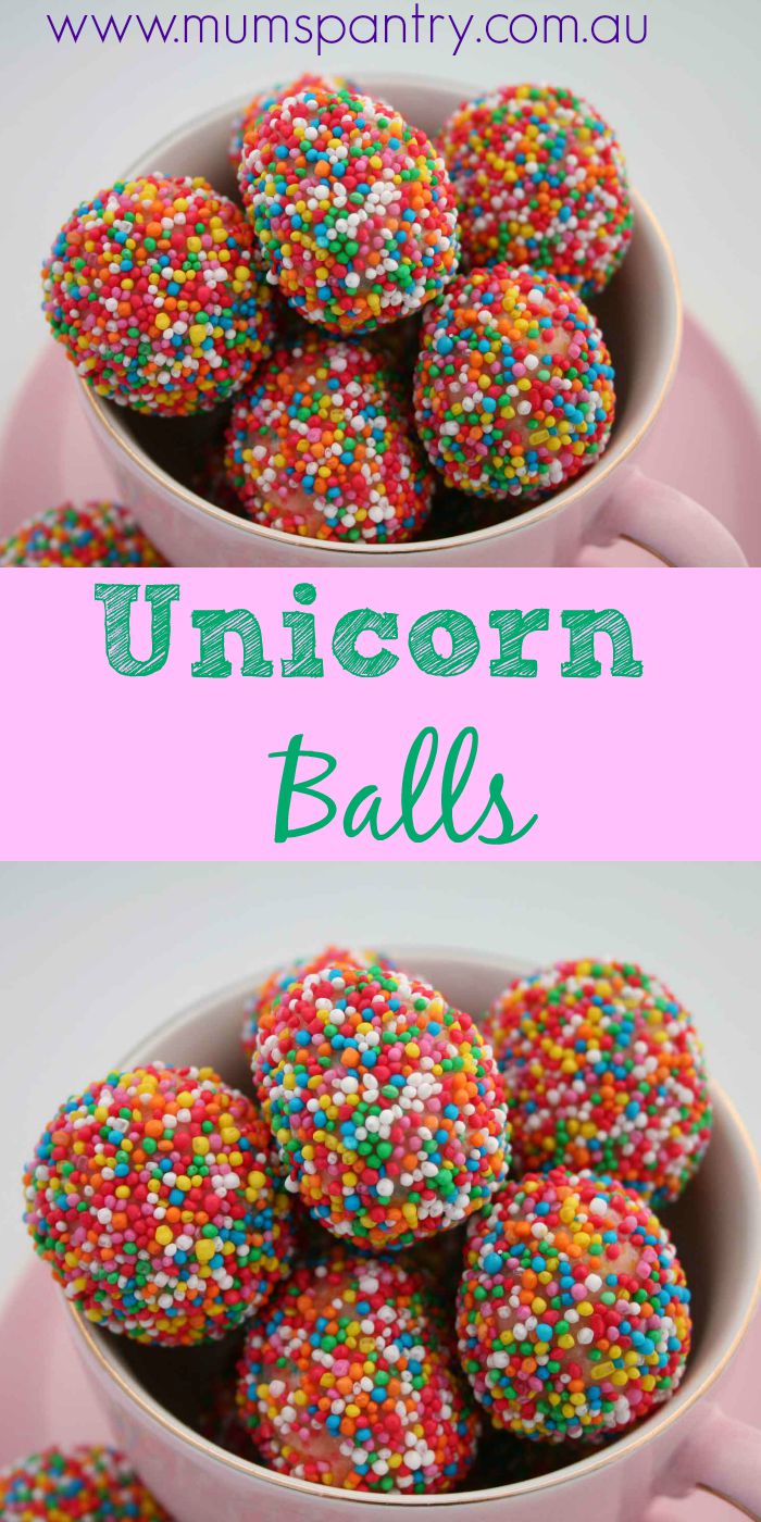 Unicorn Rainbow Balls - Mum's Pantry