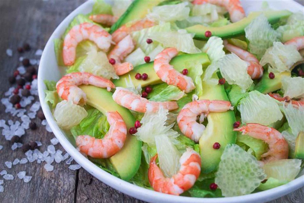 Prawn, Avocado and Grapefruit Salad Mum's Pantry