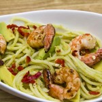 Avocado Chilli And Prawn Spaghetti