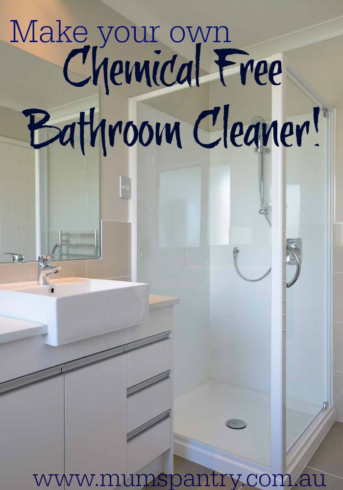 chemical free bathroom cleaner