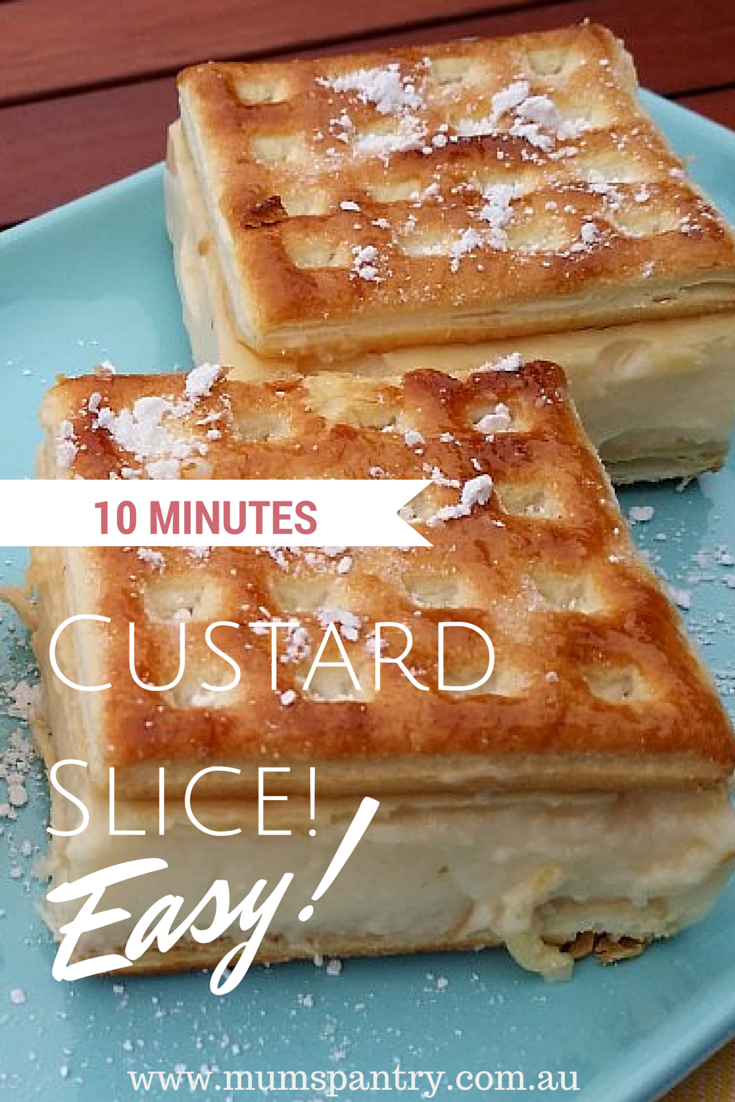 easy custard slice