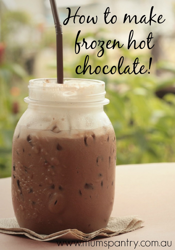 how to make frozen hot chocolate