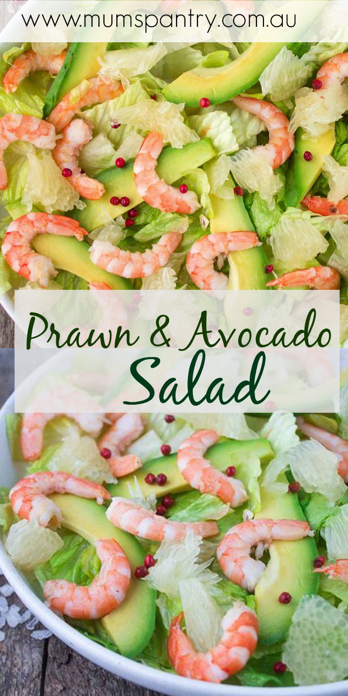 prawn and avocado salad