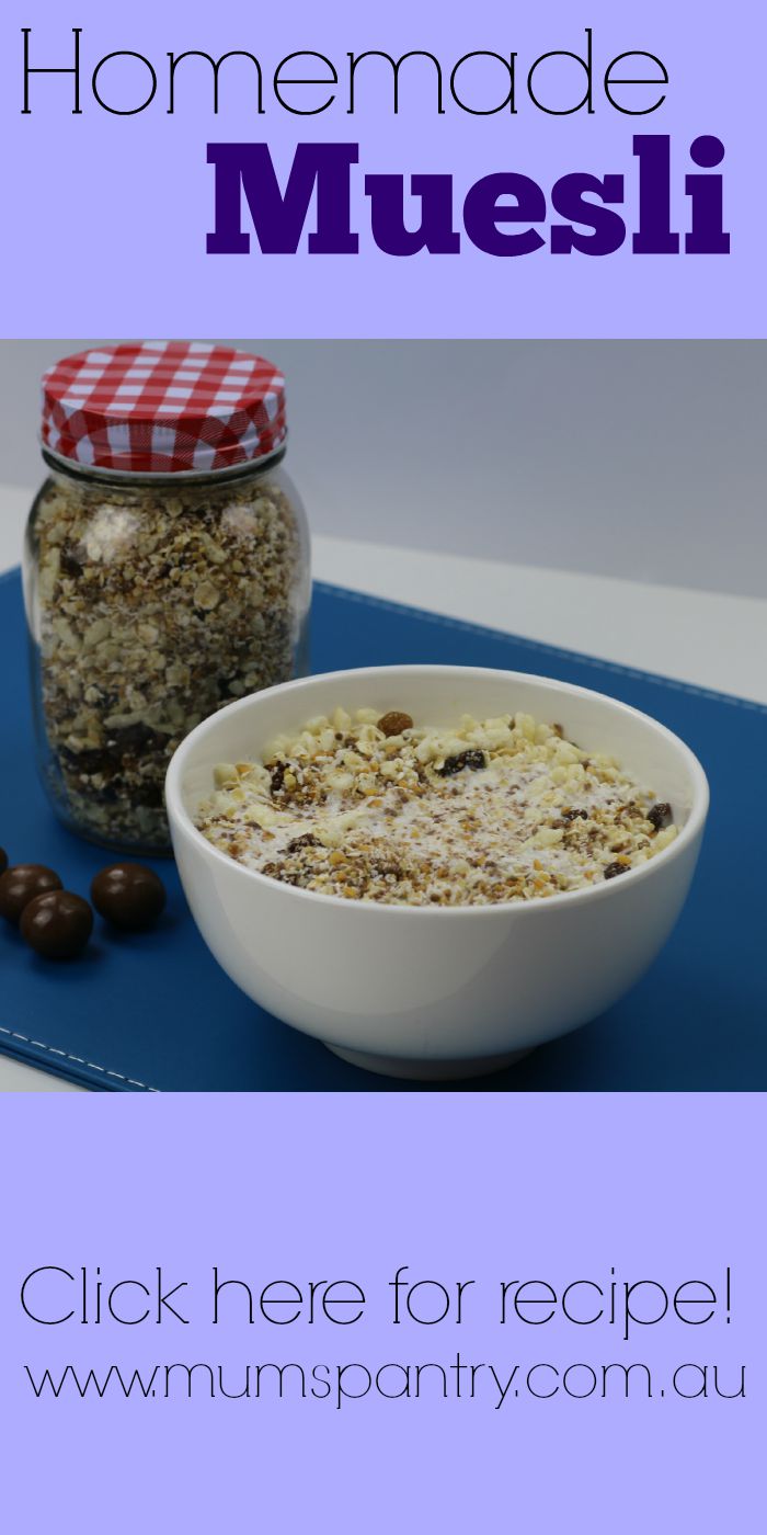 homemade muesli