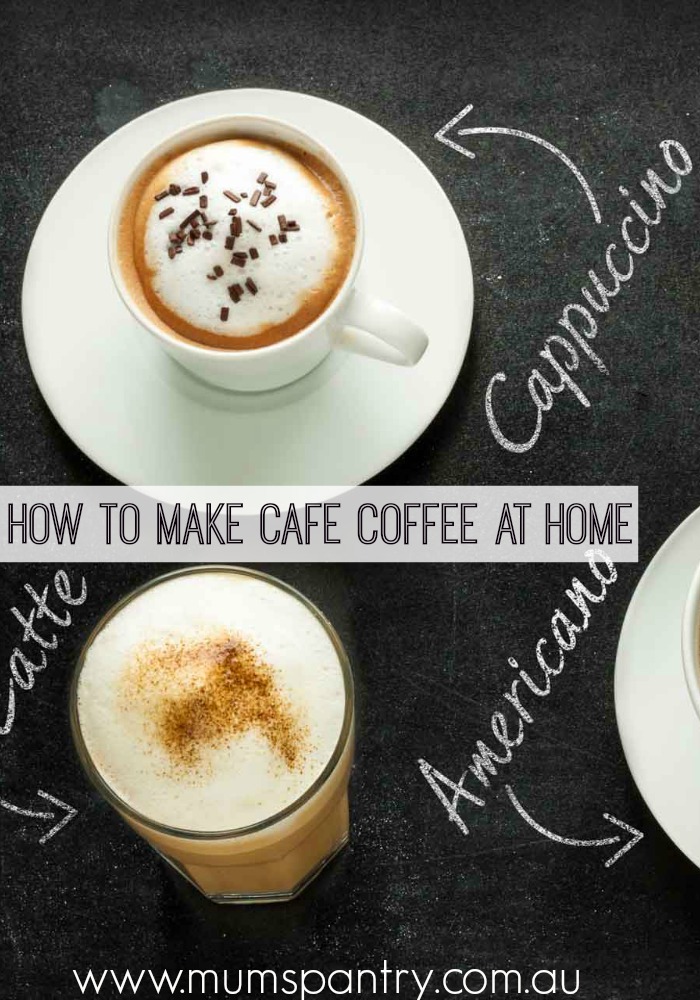 how to make cafe coffee at home