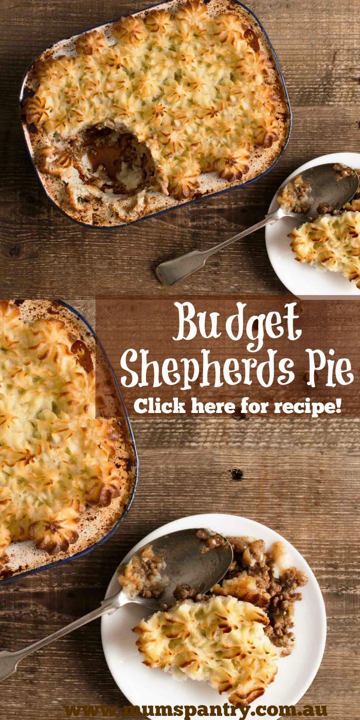 shepards pie on a budget