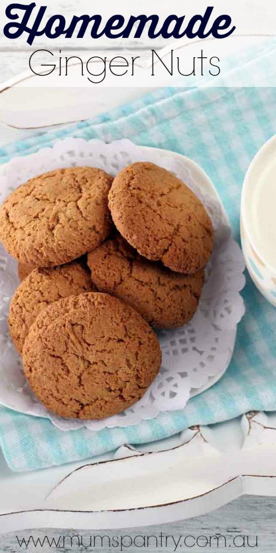 Ginger Nut Biscuits Mum's Pantry