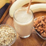 Banana, Almond and Oat Smoothie