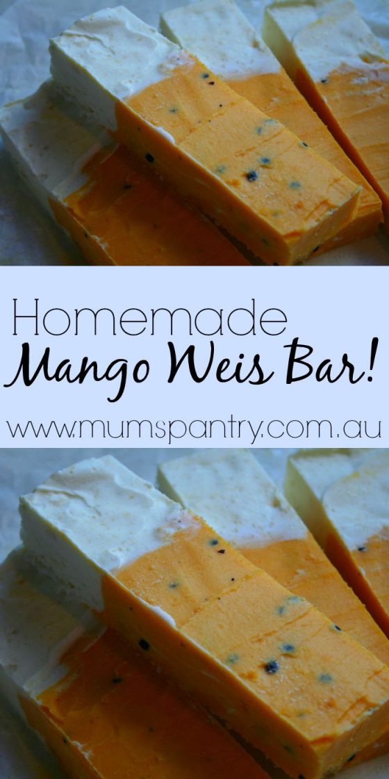 How To Make A Mango Weis Bar Mum's Pantry