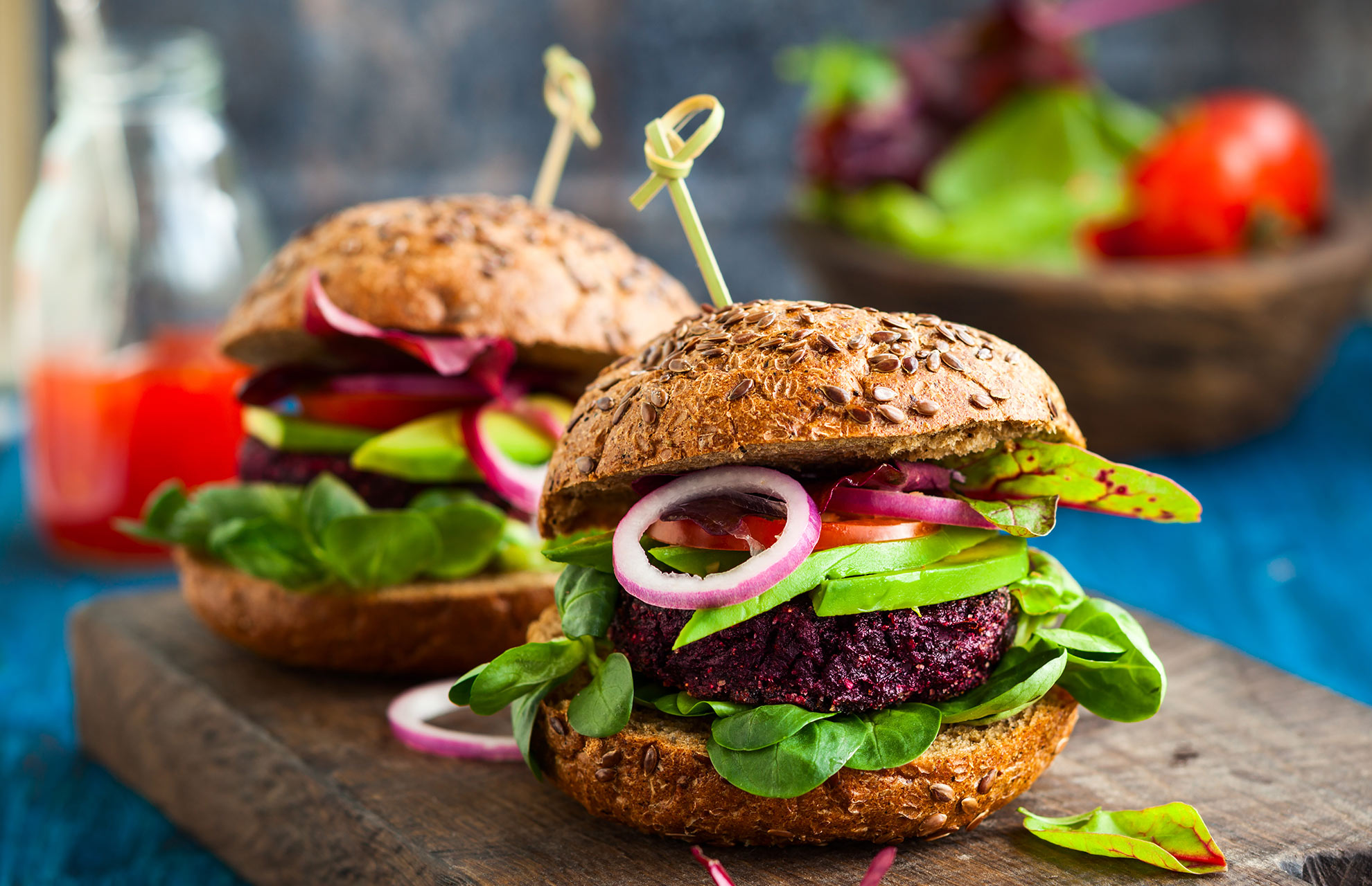 Beetroot and Quinoa Burgers