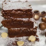 Chocolate Fudge Macadamia Brownies