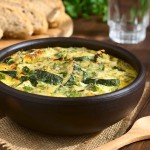 Cheesy Zucchini and Spinach Frittata