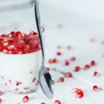 Vanilla Pomegranate Panna Cotta