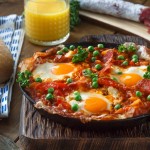 Spanish Eggs with Chorizo