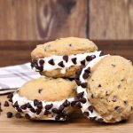 Choc Chip Cookie Ice Cream Sandwich