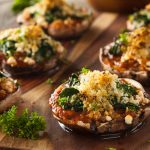 Baked Stuffed Portobello Mushrooms