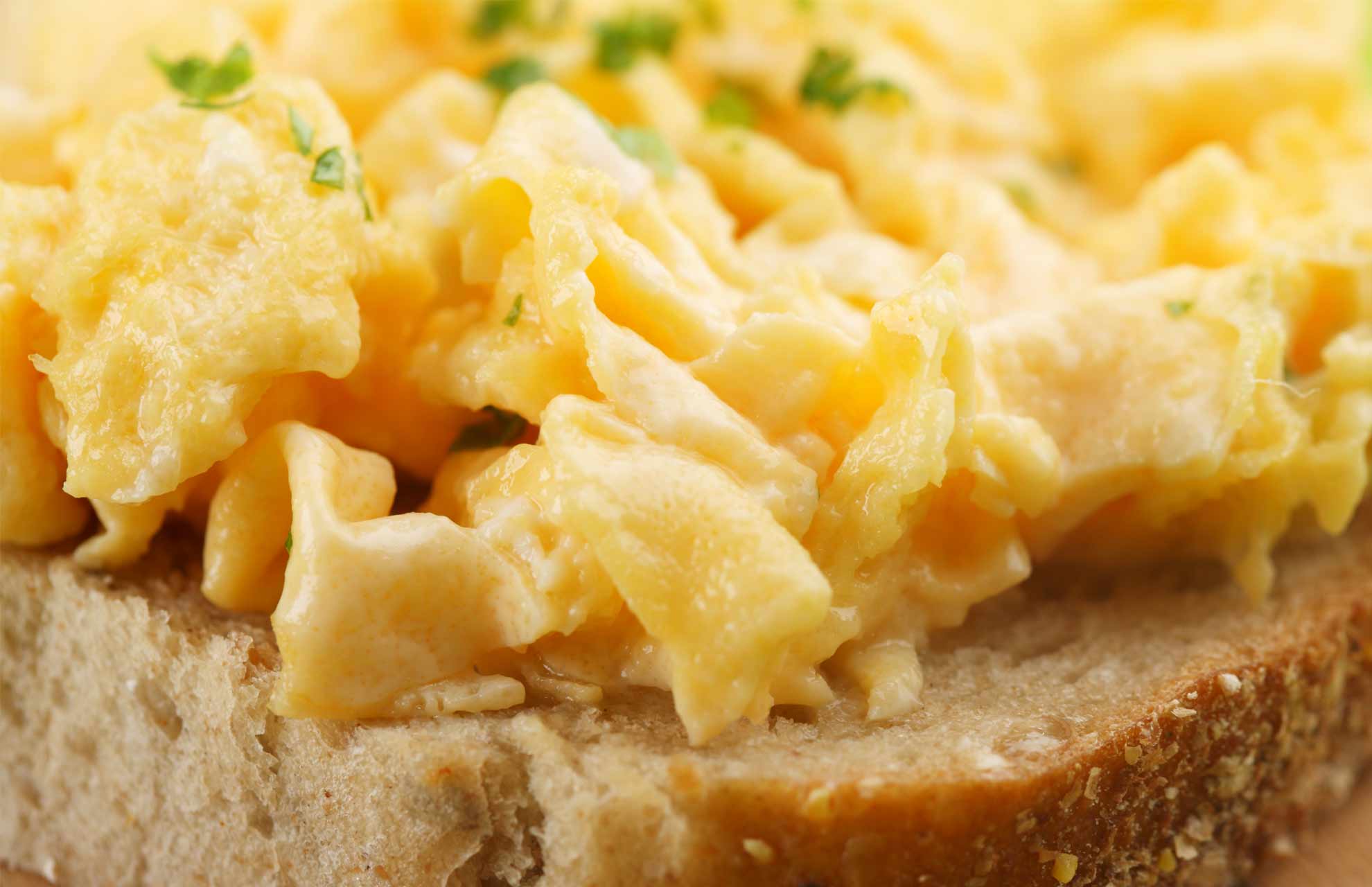 creamy scrambled eggs