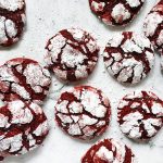 Red Velvet Crinkle Biscuits