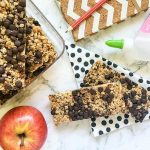 Crunchy chocolate chip muesli bars