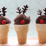 Rudolph Reindeer Ice Cream Cones