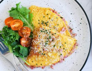 ham and cheese omelette recipe