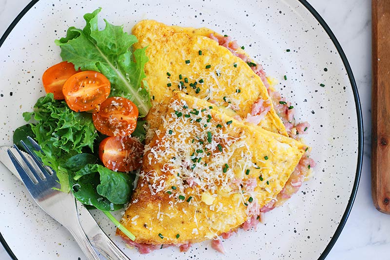 ham and cheese omelette recipe
