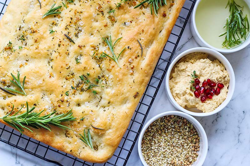 Garlic and Herb Focaccia recipe