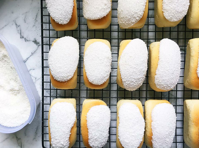 kmart mini loaf tray, finger buns