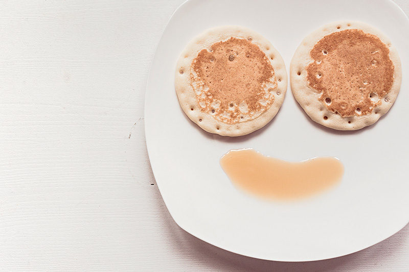 pikelets, plate - finger foods for babies and toddlers