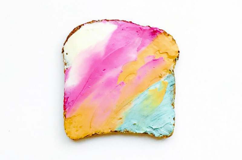 unicorn toast