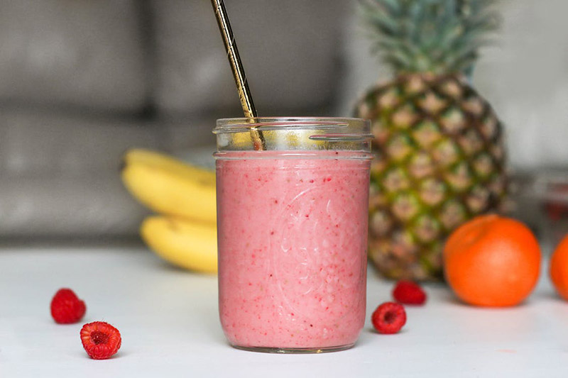 strawberry smoothie, drink, fruit