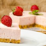 No Bake Strawberry Cheesecake