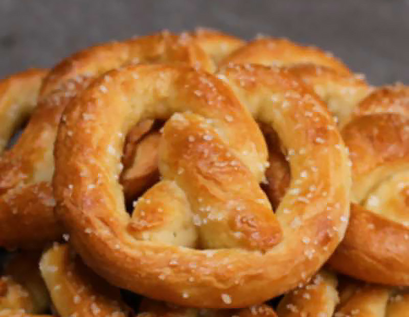 Two ingredient dough pretzels