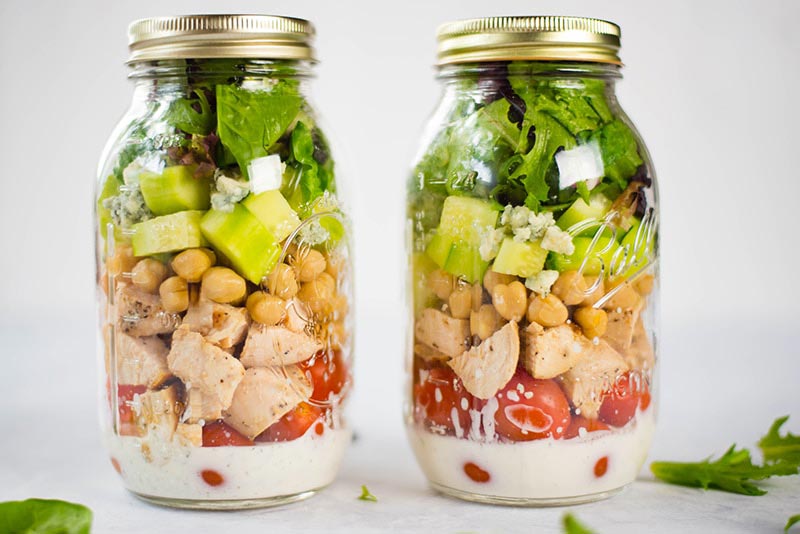 chicken salad jar