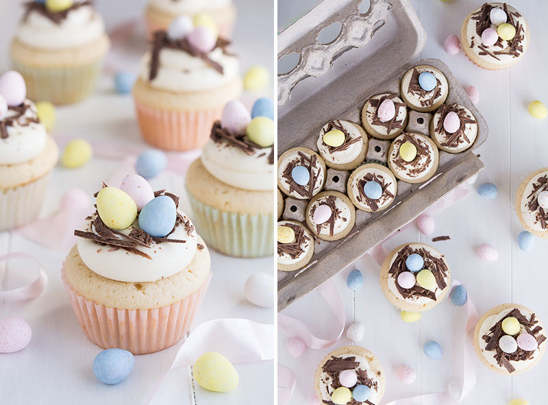 Easter, mini eggs, cupcake