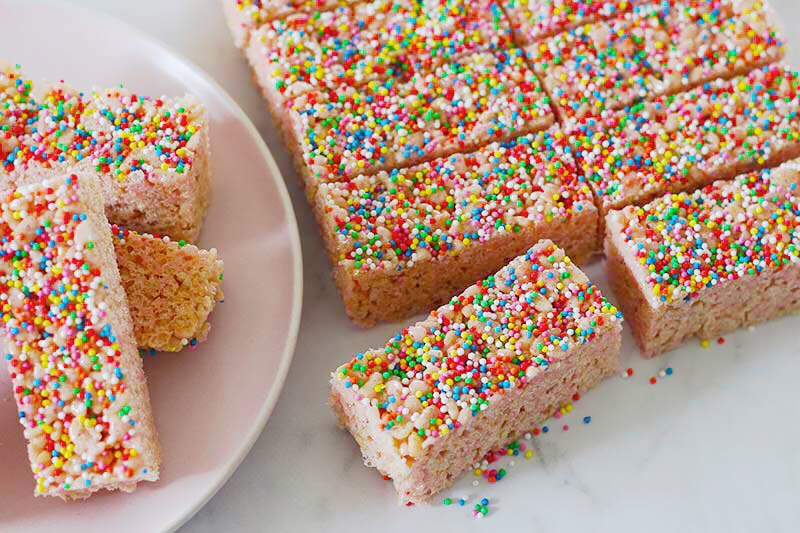 Marshmallow Rice Bubble bars