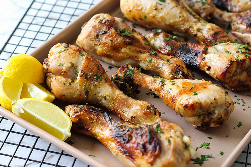 lemon garlic drumsticks